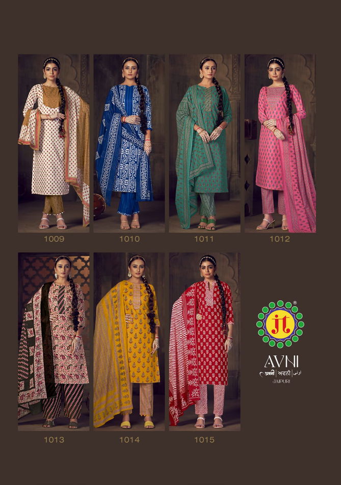 Avni By Jt Printed Cotton Dress Material Catalog
